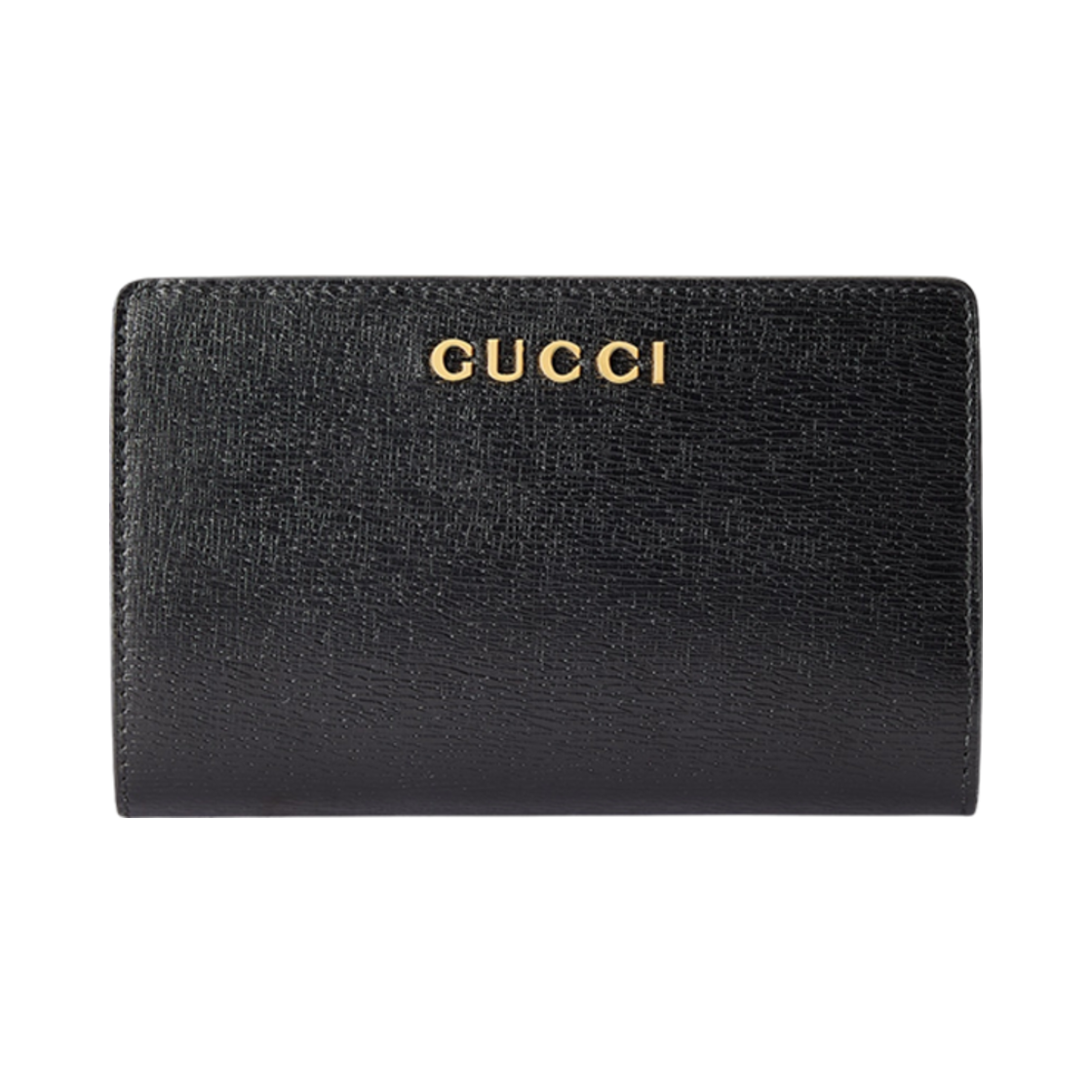 구찌 집 어라운드 지갑 구찌 스크립트 블랙 레더(Gucci Zip Around Wallet with Gucci Script Black Leather) - 1
