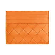 Bottega Veneta Credit Card Case Papaya