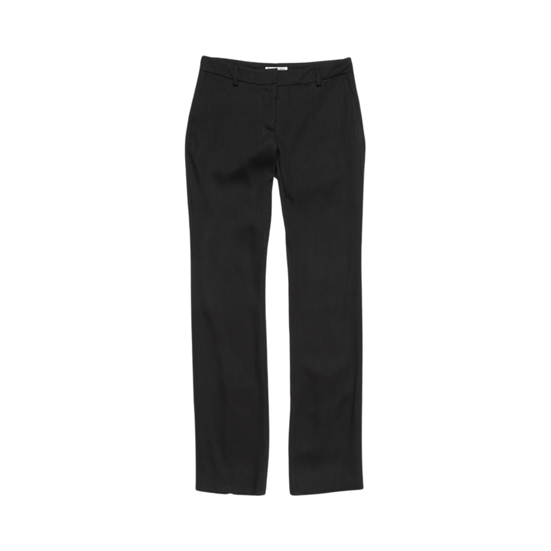 (W) 아크네 스튜디오 테일러드 울 블렌드 트라우저 블랙((W) Acne Studios Tailored Wool Blend Trousers Black) - 1