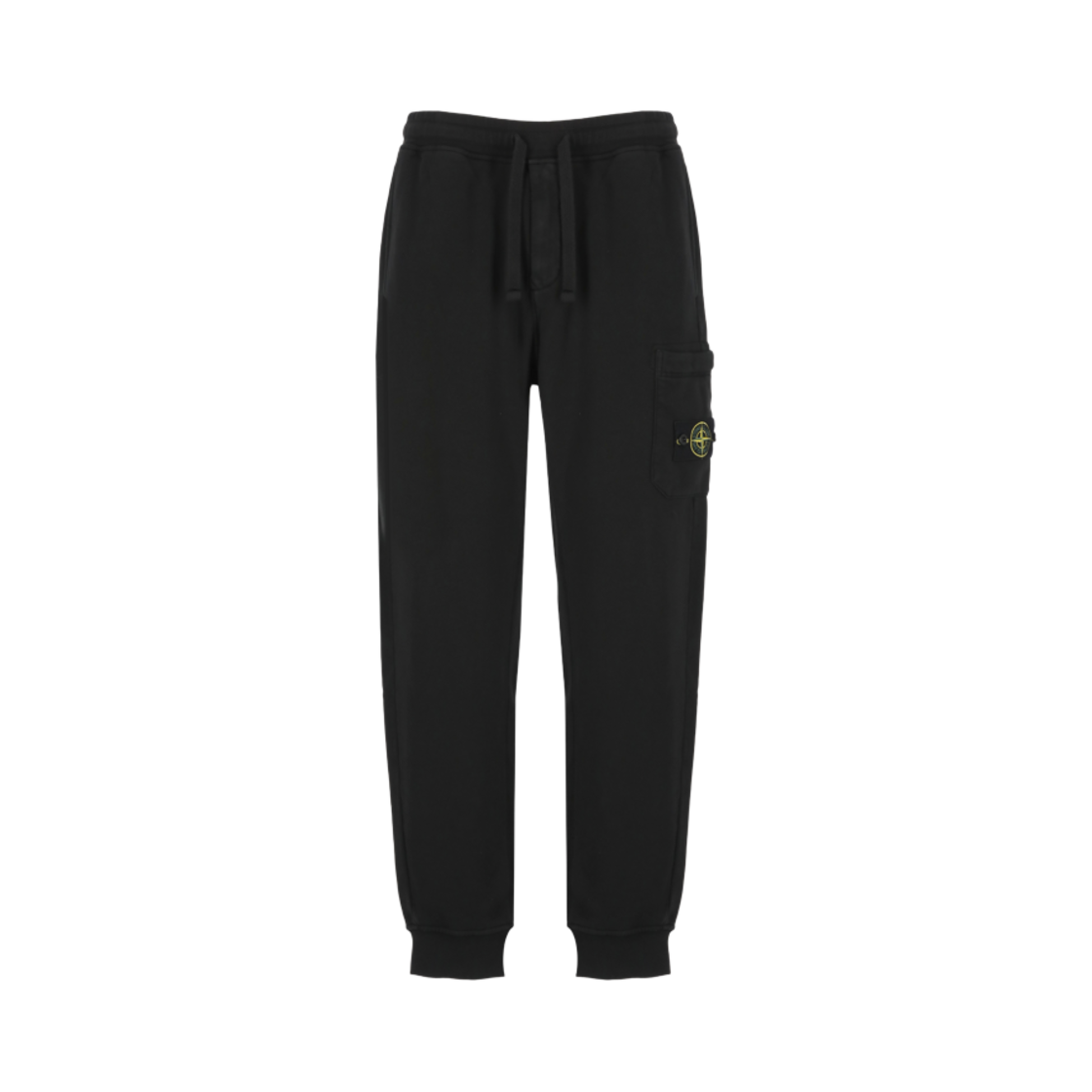 K1S1562006-44S0051-V0029 Stone Island 6200644 Logo Cotton Track Pants Black - 25SS