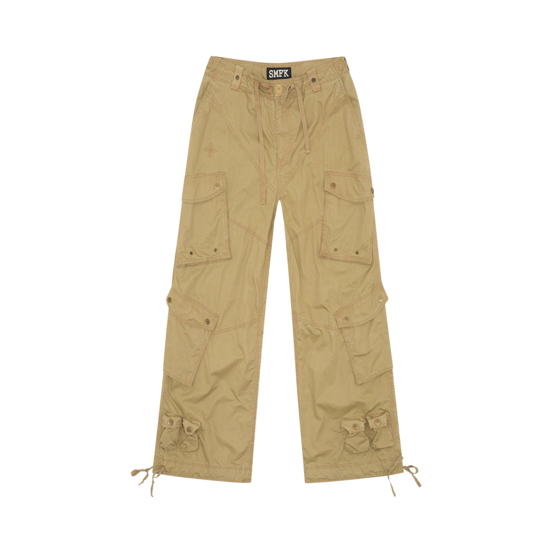 UP010F (W) SMFK Wildworld Vintage Paratrooper Pants Wheat