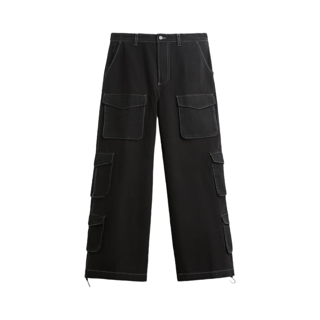 자라 유틸리티 포켓 트라우저 블랙(Zara Trousers with Utility Pockets Black) - 1