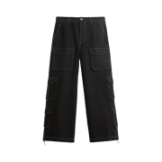 Zara Trousers with Utility Pockets Black