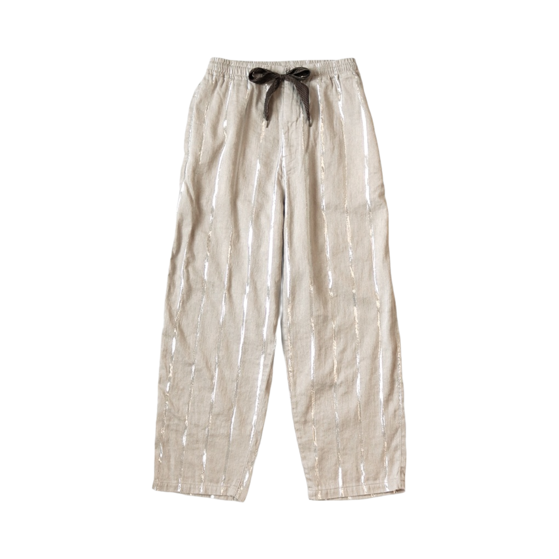 캐피탈 린넨 글리터 필리스 스트라이프 이지 팬츠 키나리