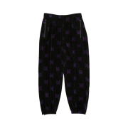 Needles Zipped Track Velour Pants Black