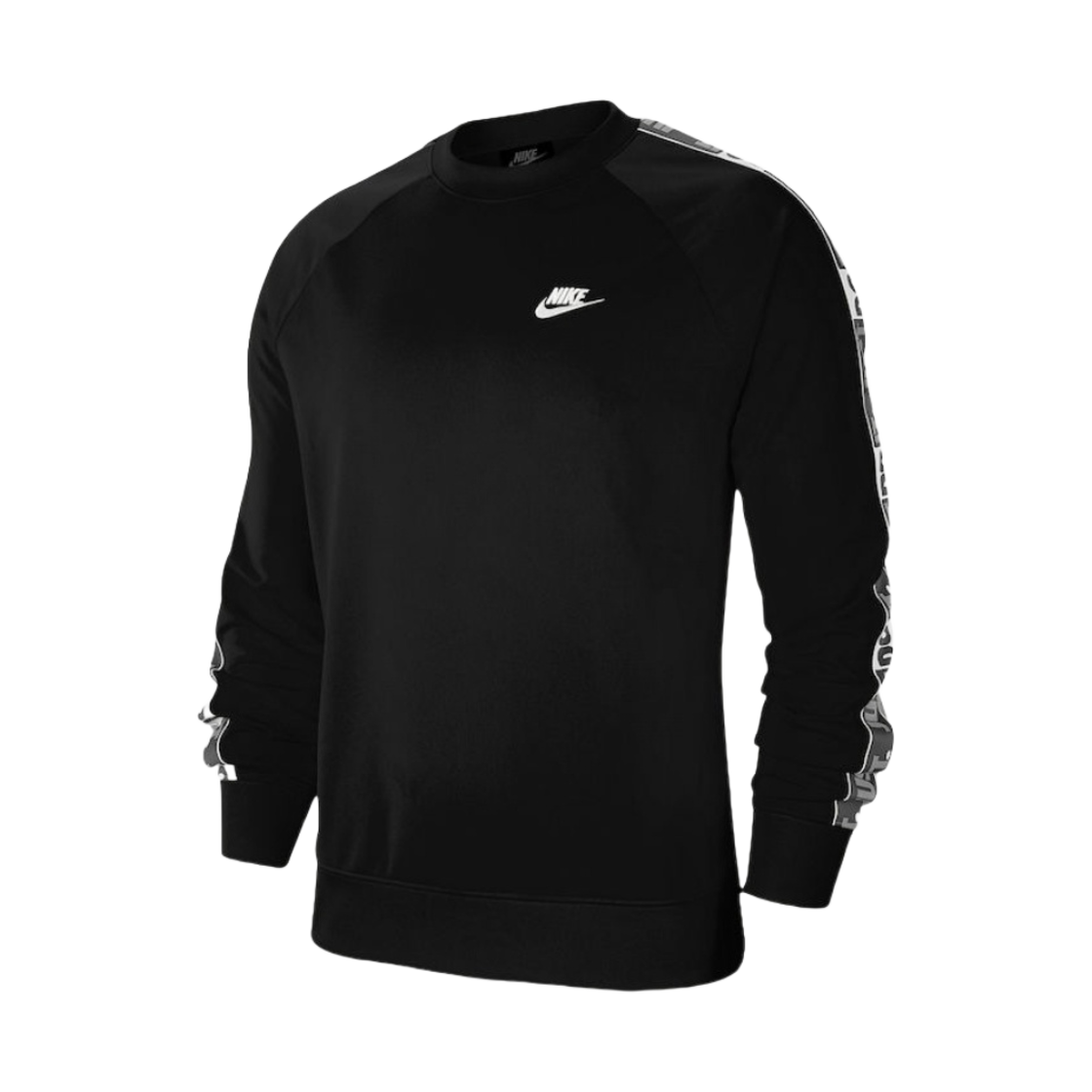 나이키 NSW JDI 테이프 크루넥 스웨트셔츠 블랙 - 아시아(Nike NSW JDI Tape Crewneck Sweatshirt Black - Asia) - 1