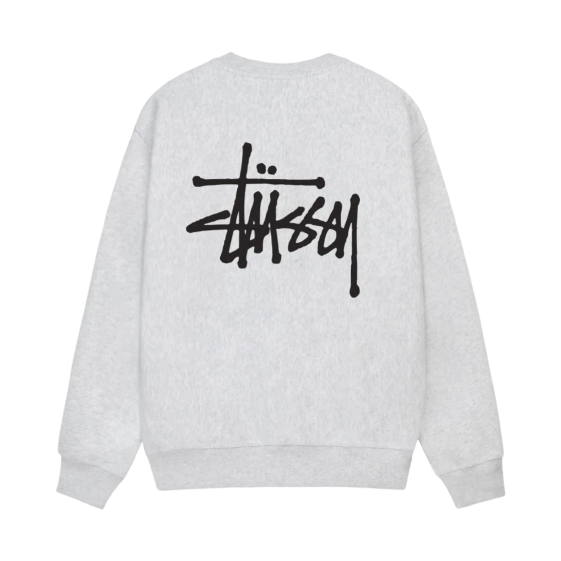 Stussy Stussy Basic Stussy Crew Ash Heather · S
