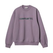 Carhartt WIP Carhartt Sweatshirt Glassy Purple Discovery Green