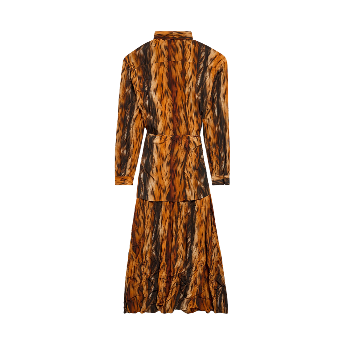 814346TRLD72135 (W) Balenciaga Knotted Dress Brown - #2