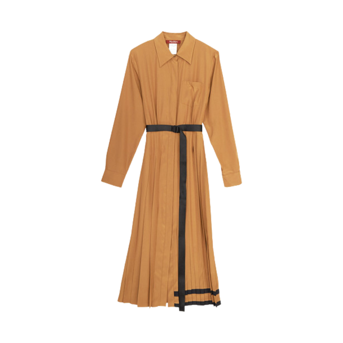 SANDALO-014 (W) Max Mara Studio Sandalo Long Dress Caramel