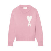 AMI de Coeur Oversize Sweater Pale Pink - 22SS