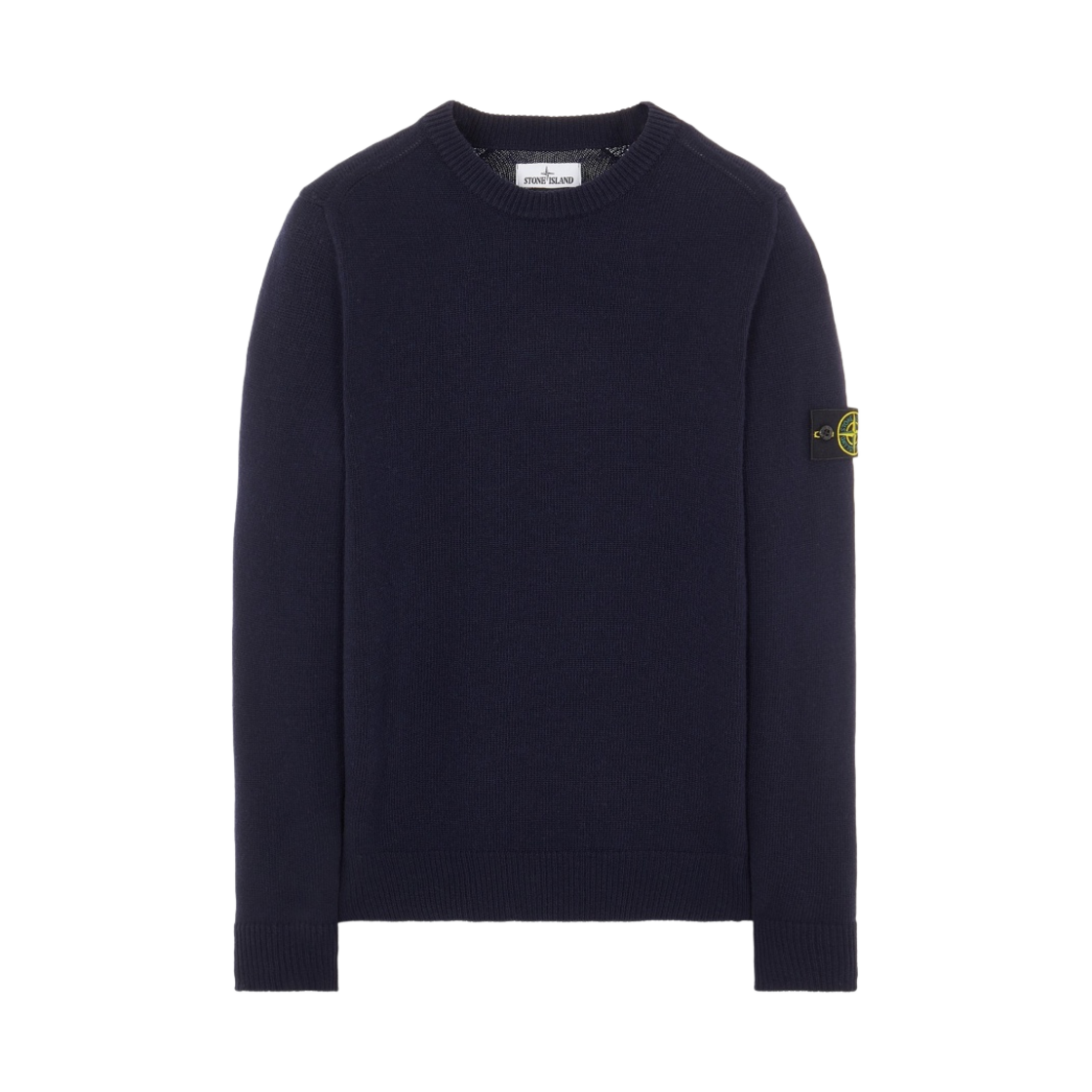 스톤 아일랜드 535A3 램스울 스웨터 네이비 블루 - 21FW