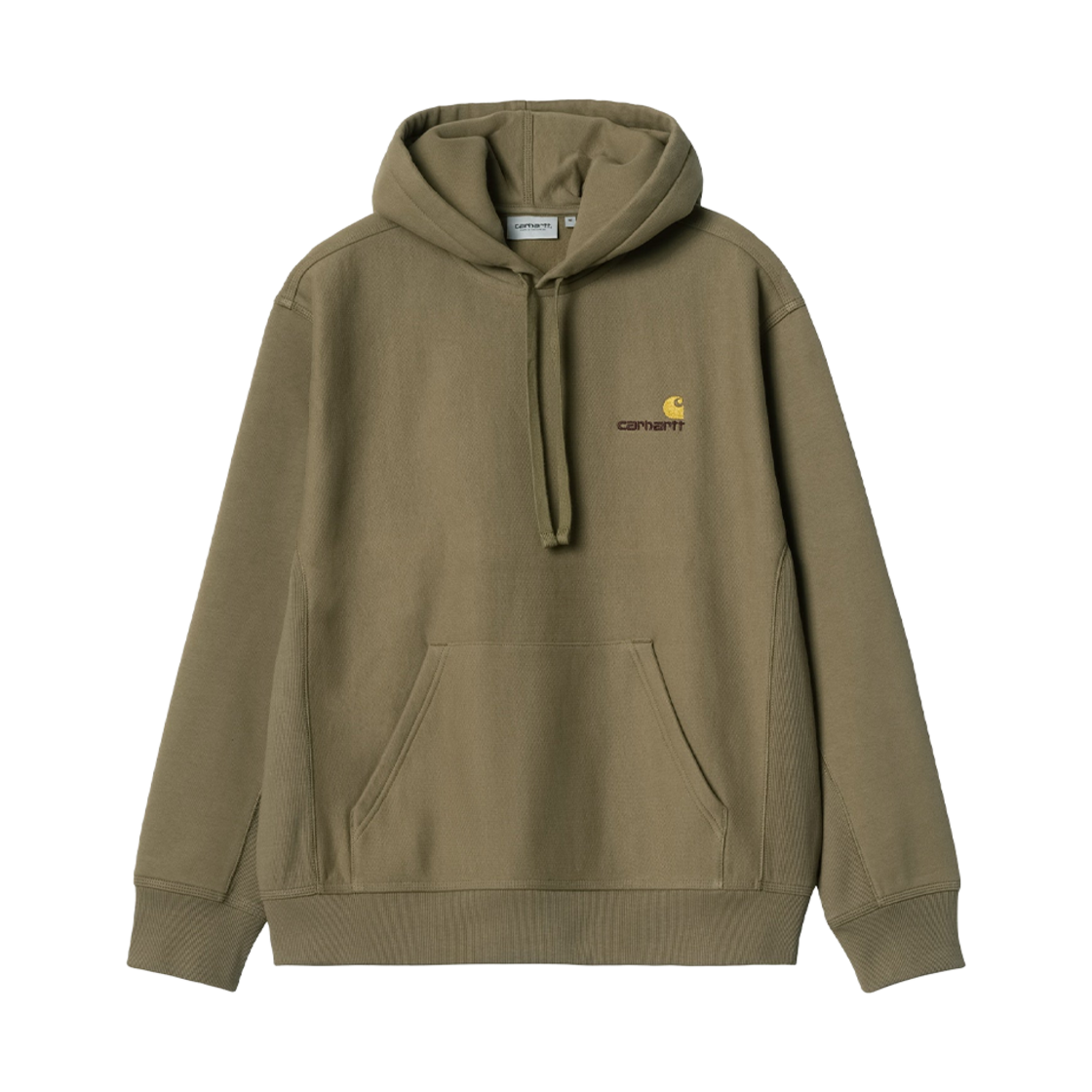 칼하트 WIP 후드 아메리칸 스크립트 스웨트셔츠 라치(Carhartt WIP Hooded American Script Sweatshirt Larch) - 1