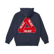 Palace Tri-Chenille Hood Navy - 21FW