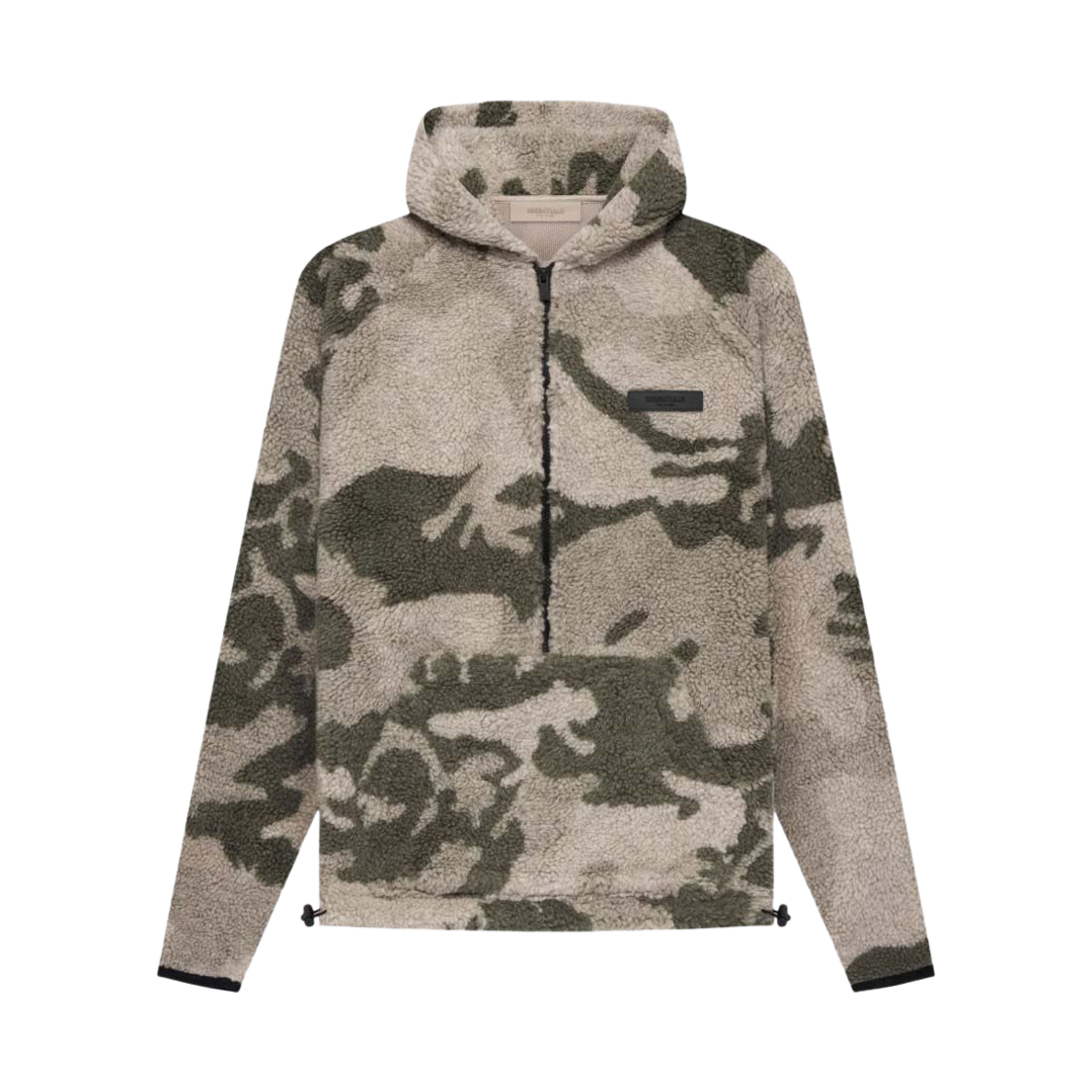 에센셜 폴라 플리스 하프집 후드 카모 - 22SS