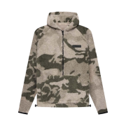 Essentials Polar Fleece Half-Zip Hoodie Camo - 22SS
