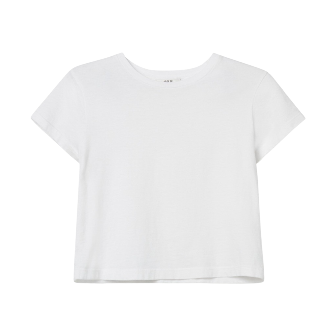 에이골디 우먼 아딘 슈렁큰 티 화이트(Agolde Adine Women Shrunken Tee White)