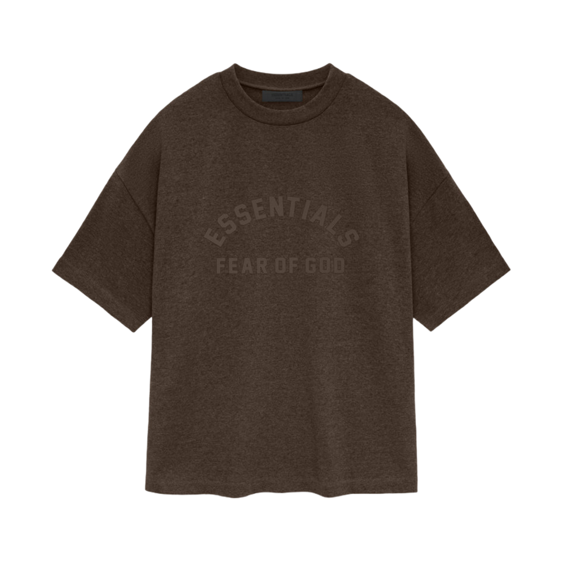 에센셜 헤비 숏슬리브 티셔츠 헤더 우드 - 24SS(Essentials Heavy Short Sleeve T-Shirt Heather Wood - 24SS) - 1