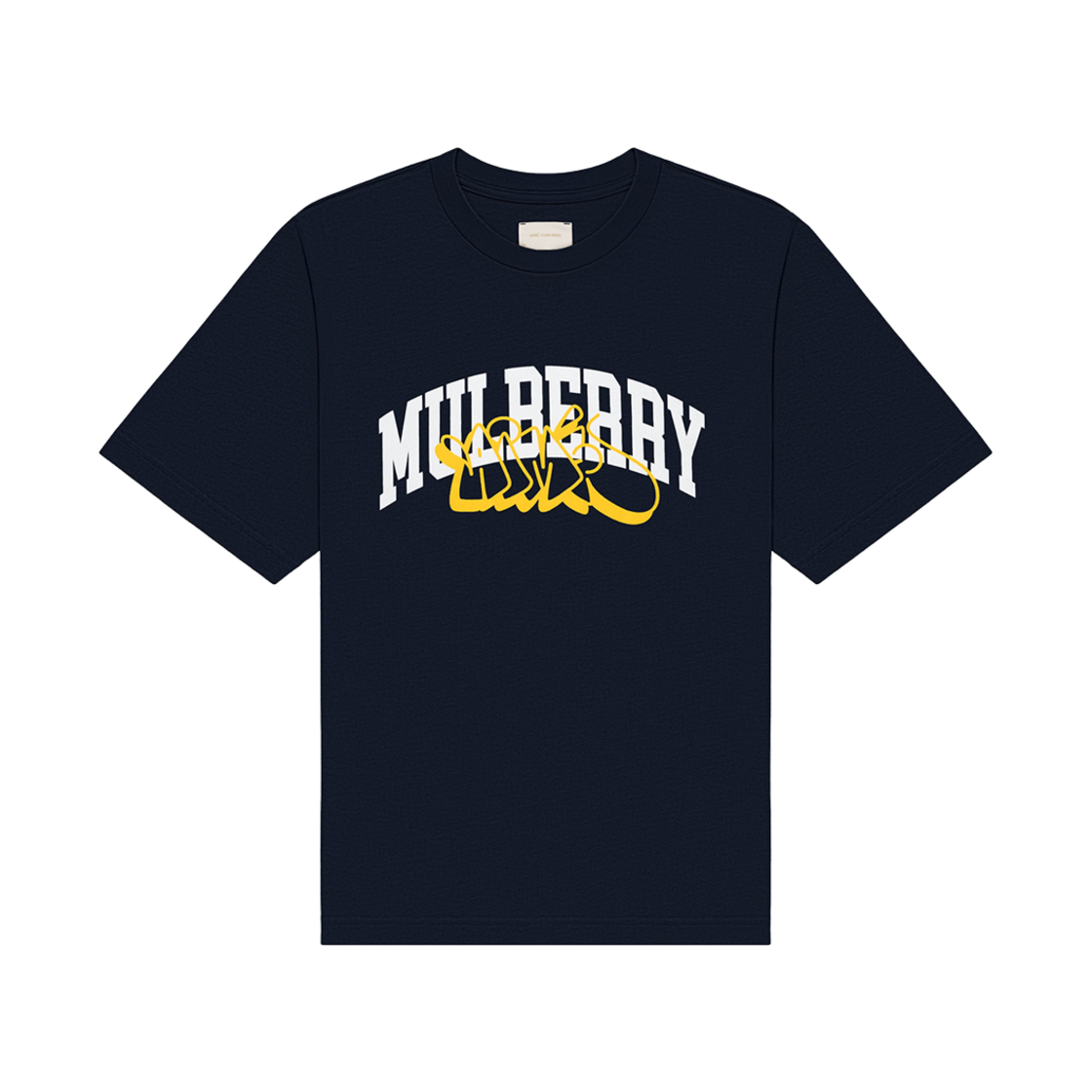 에메 레온 도르 x 멀버리 트로이 티셔츠 네이비(Aime Leon Dore x Mulberry Throwie T-Shirt Navy) - 1