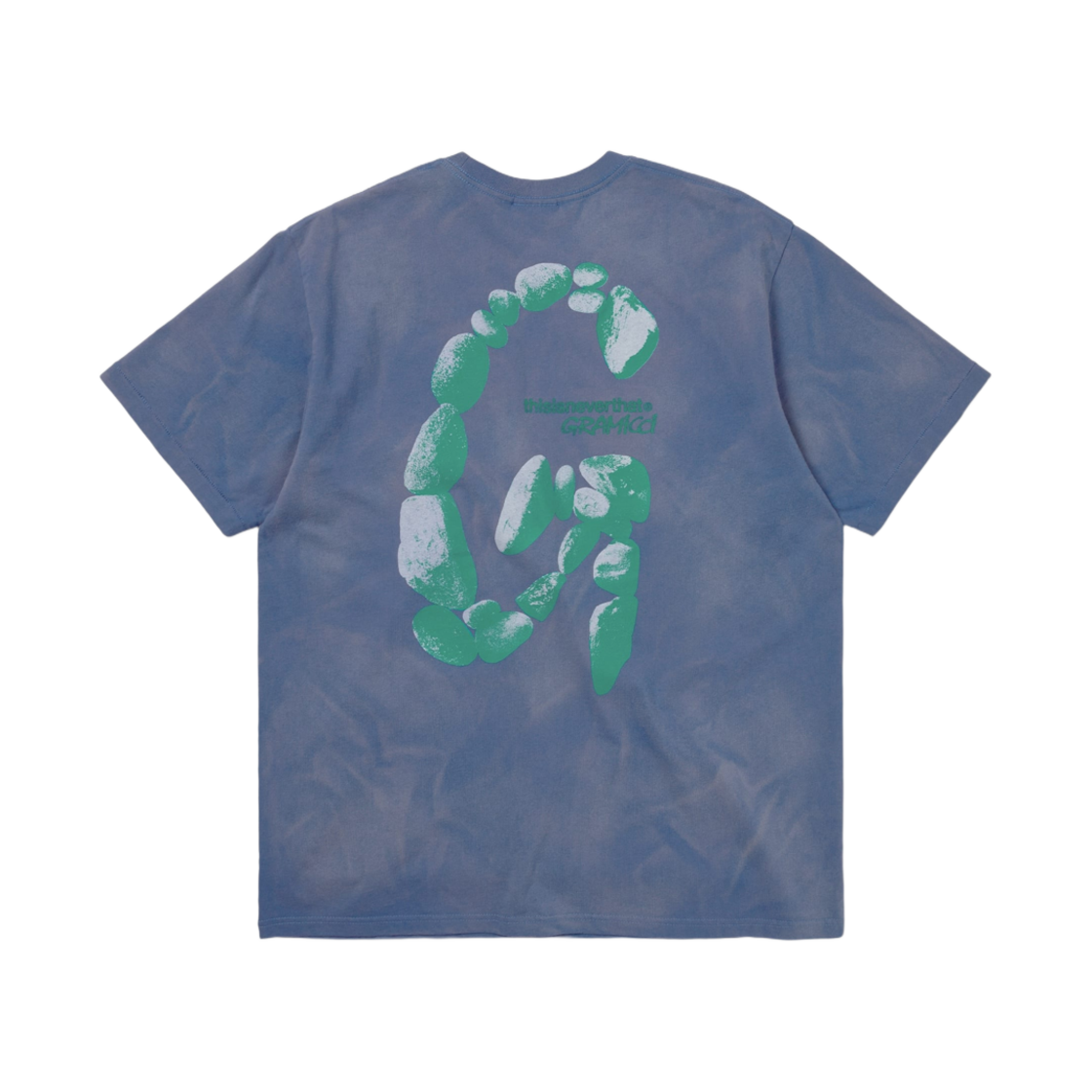 디스이즈네버댓 x 그라미치 썬 페이디드 티셔츠 블루(Thisisneverthat x Gramicci Sun Faded T-Shirt Blue)