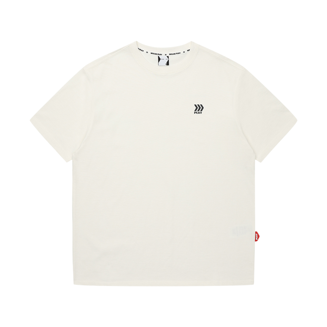 EWB1SSWH1 WILLBE PLAY Small Logo T-Shirt White