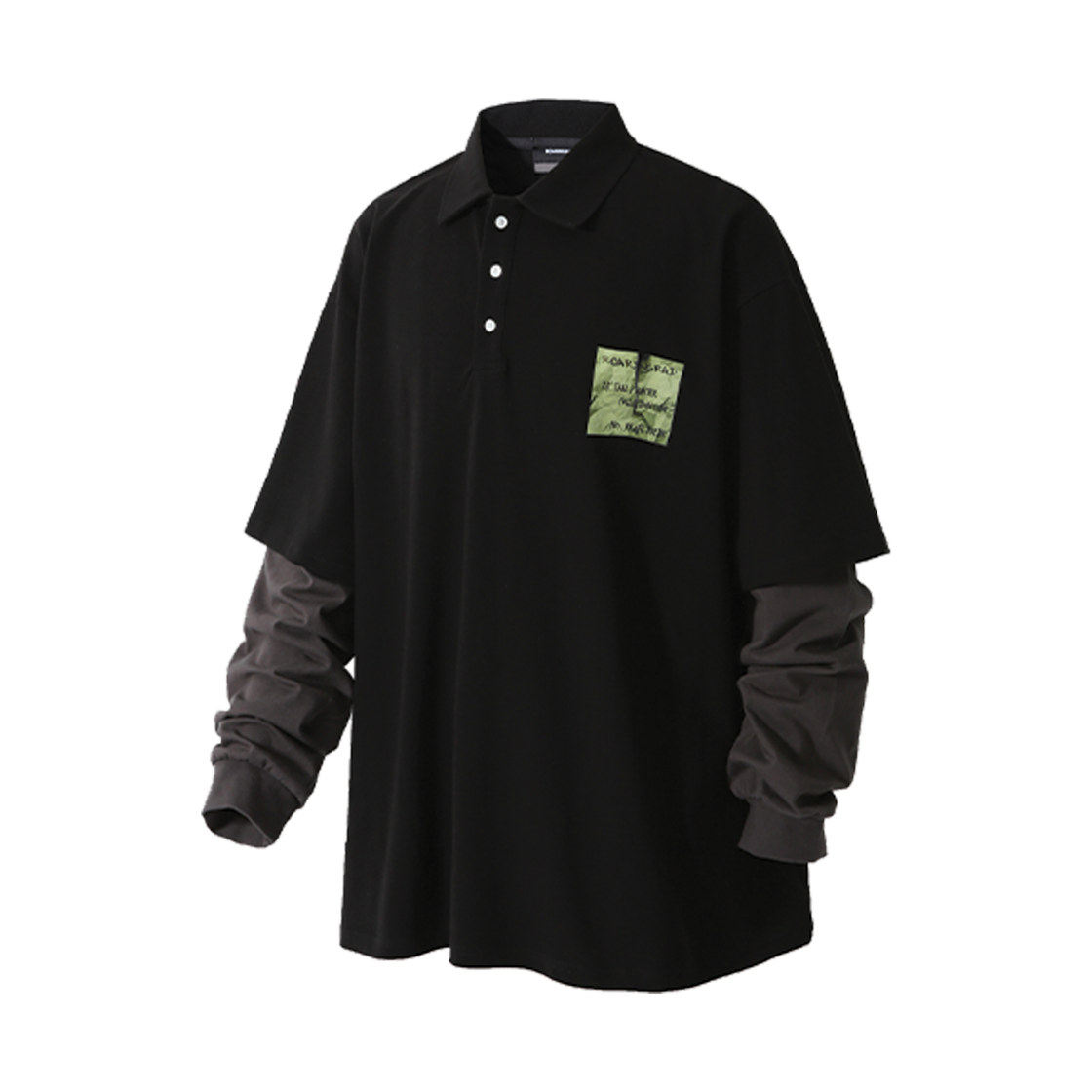 RR4FLT02BK ROARINGRAD Layred PK Long Sleeve Black