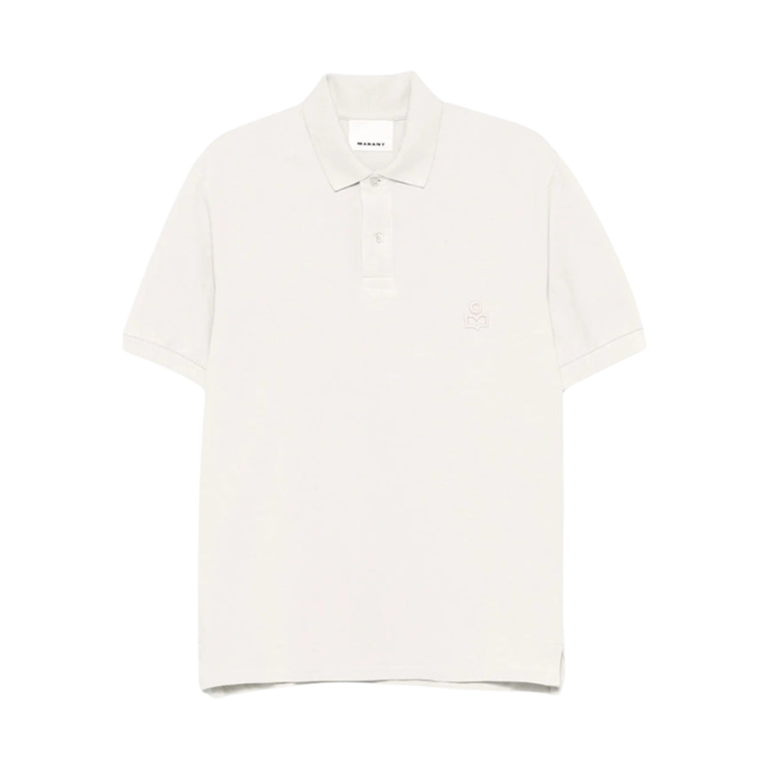 PL0003HA-C1K01H-23EC Isabel Marant Afko Polo Shirt Ecru - 25SS