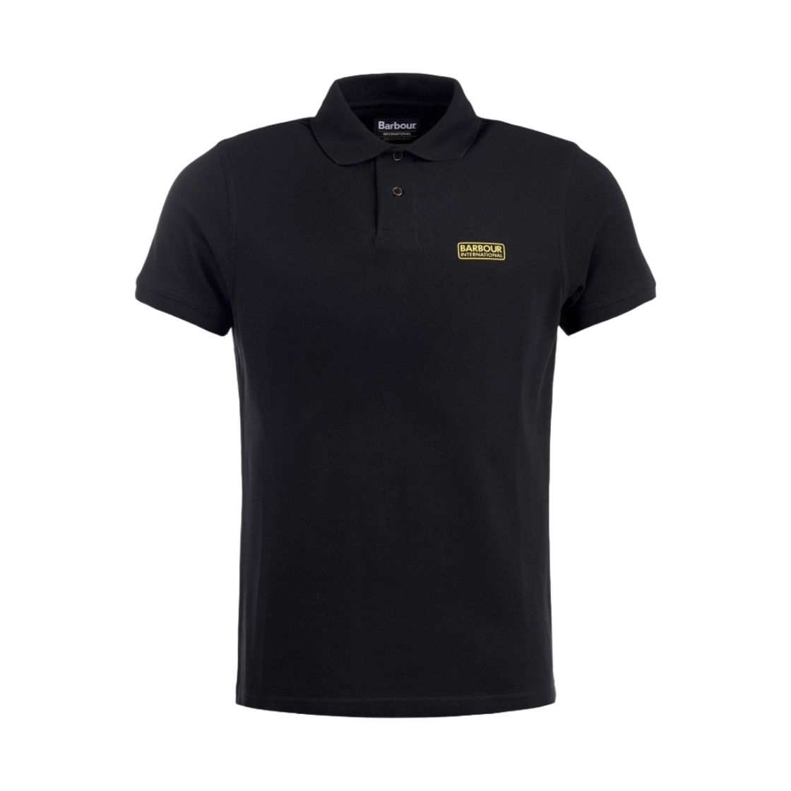 바버 인터네셔널 에센셜 폴로 셔츠 블랙(Barbour International Essential Polo Shirt Black) - 1