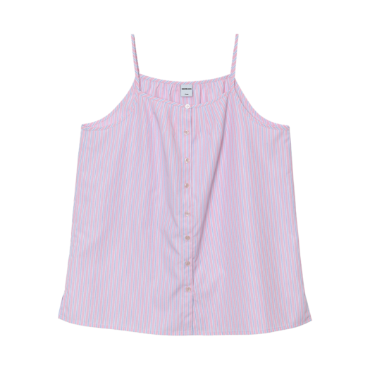253BSLTOP021 Enzoblues Button Sleeveless Top Pink
