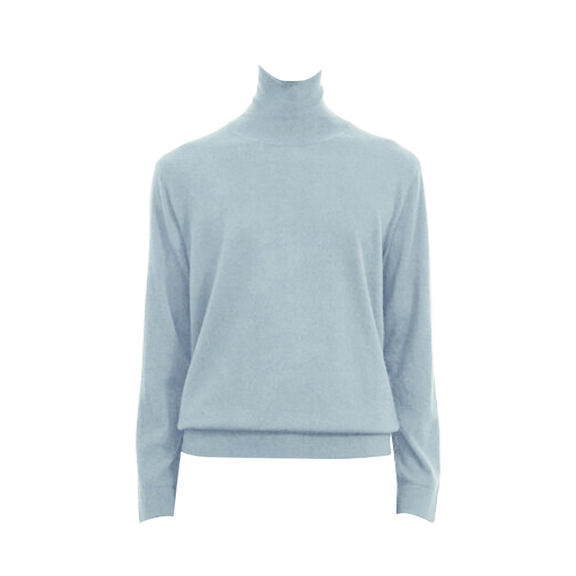 TH2EAKTU605M-IM Time Homme Cashmere Turtleneck Knit Top Ice Mint