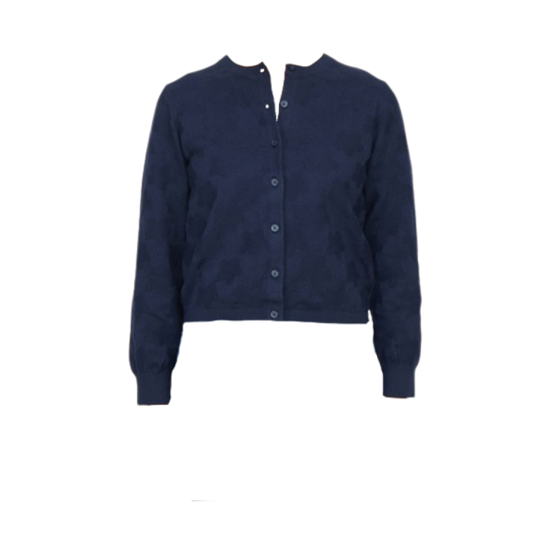 (키즈) 겐조 보케 플라워 가디건 네이비 블루((Kids) Kenzo Boke Flower Cardigan Navy Blue)