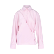 (W) Lemaire Straight Collar Twisted Shirt Ballerina