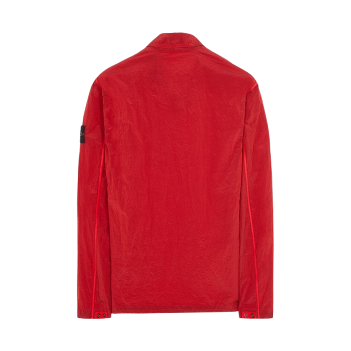스톤 아일랜드 11219 나일론 메탈 인 에코닐 리제너레이티드 나일론 오버셔츠 레드 - 24SS(Stone Island 11219 Nylon Metal In Econyl Regenerated Nylon Overshirt Red - 24SS) - 2