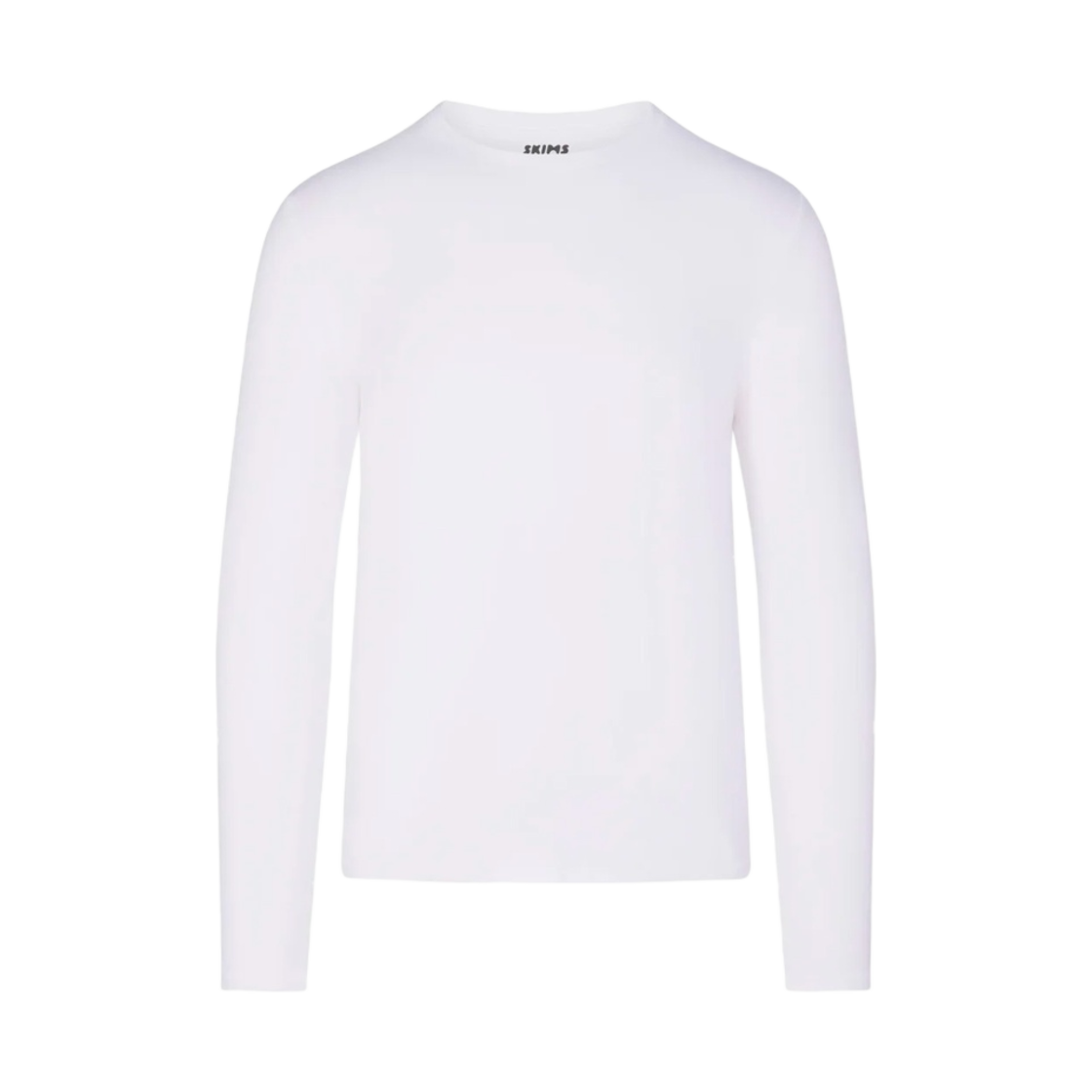 스킴스 코튼 롱슬리브 티셔츠 초크(Skims Cotton Long Sleeve T-Shirt Chalk) - 1