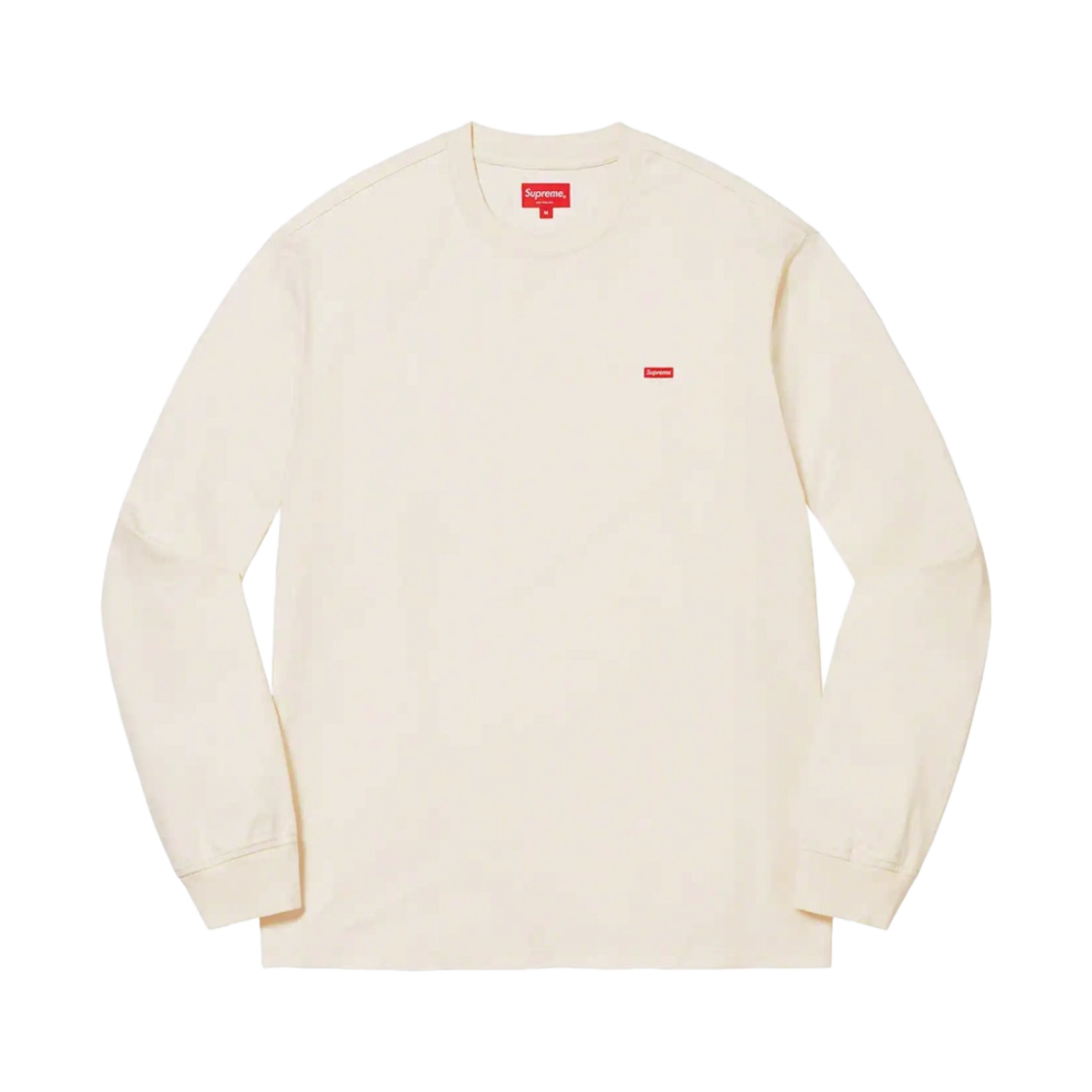 슈프림 스몰 박스 롱슬리브 티셔츠 내츄럴 - 22FW
