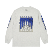 Palace Repeater Longsleeve Grey Marl - 24SS