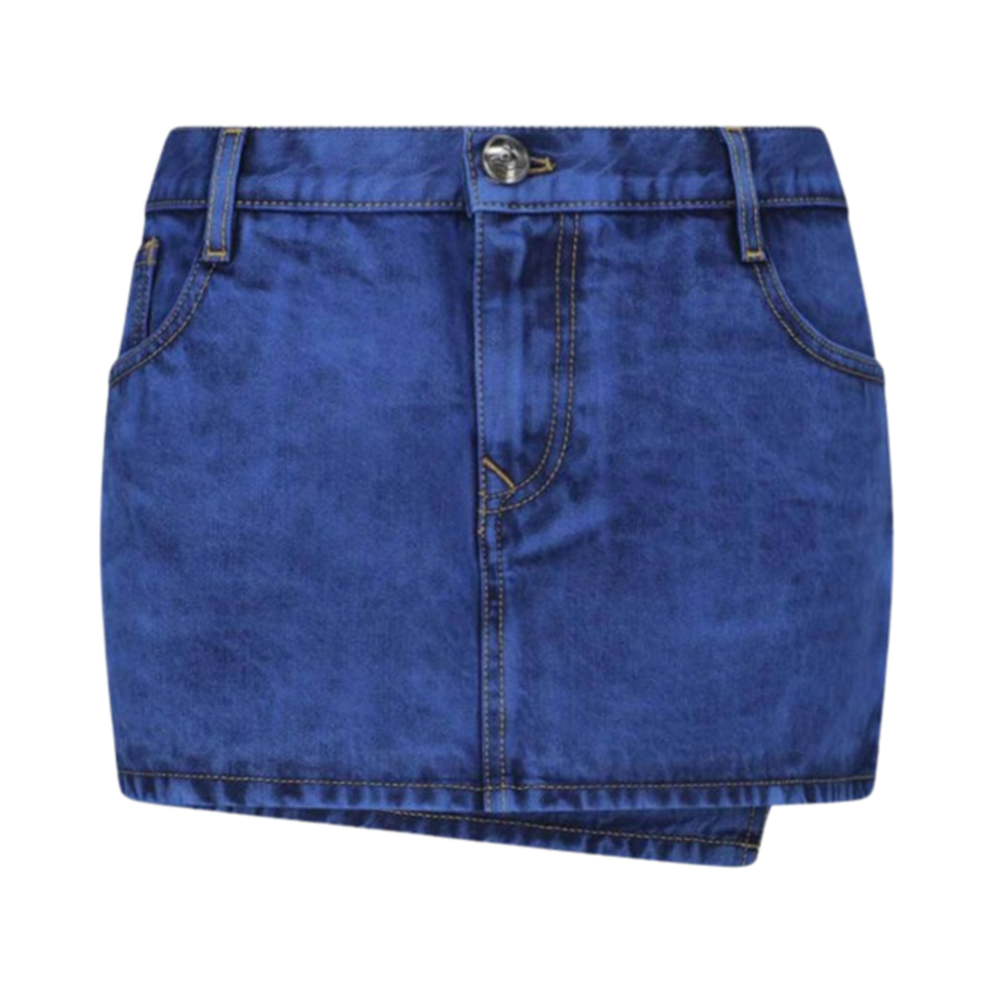 19030012-W00HY-K309 (W) Vivienne Westwood Foam Denim Skirt Blue
