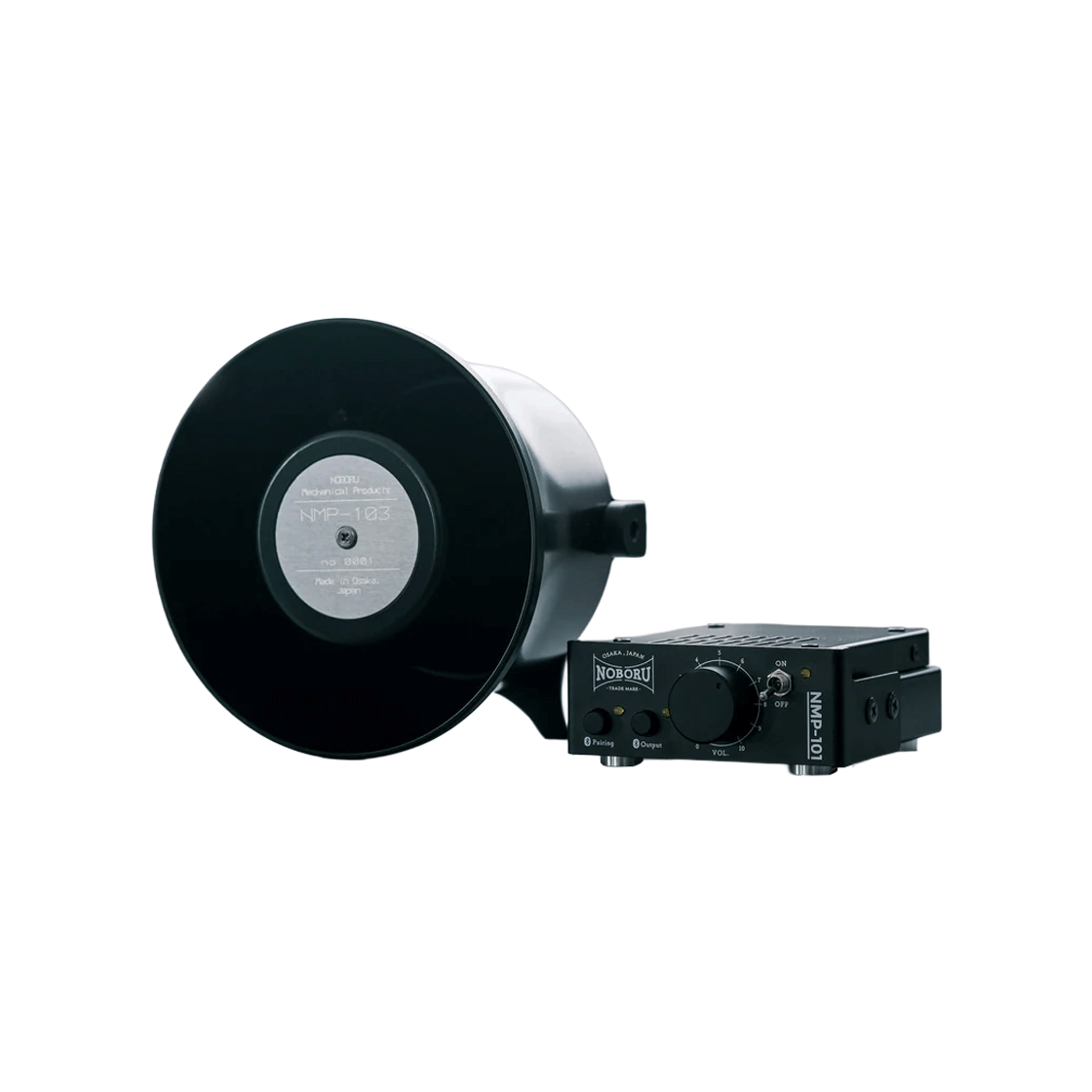 노보루 블루투스 모노럴 로파이 스피커 NMP-101+103 세트 블랙(NOBORU Monaural Lo-Fi Speaker NMP-101+103 Set Black) - 1