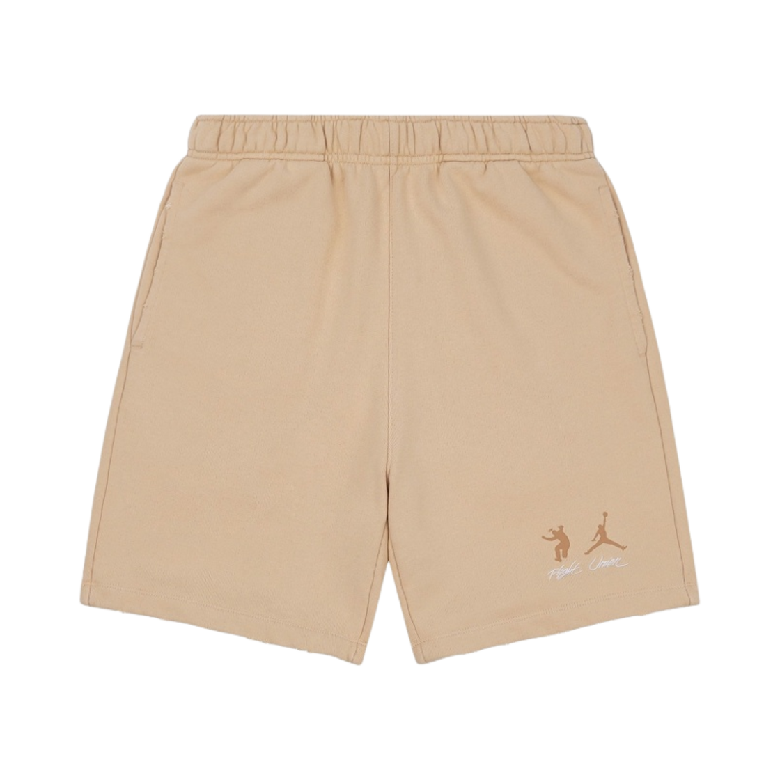 조던 x 유니온 플리스 쇼츠 화이트 오닉스 - 아시아(Jordan x Union Fleece Shorts White Onyx - Asia)