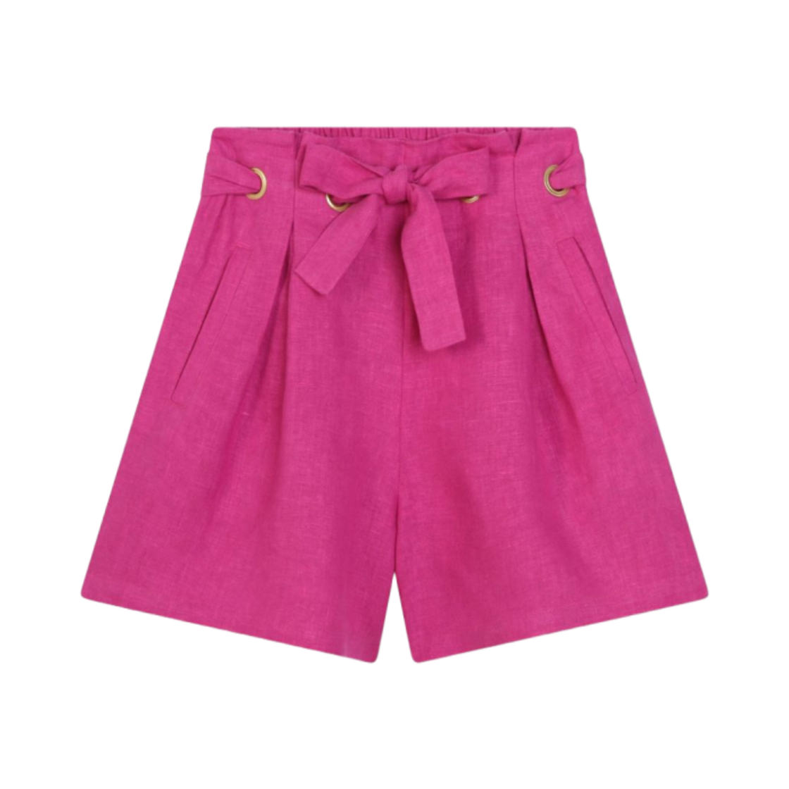 (키즈) 끌로에 린넨 쇼츠 핑크((Kids) Chloe Linen Shorts Pink)
