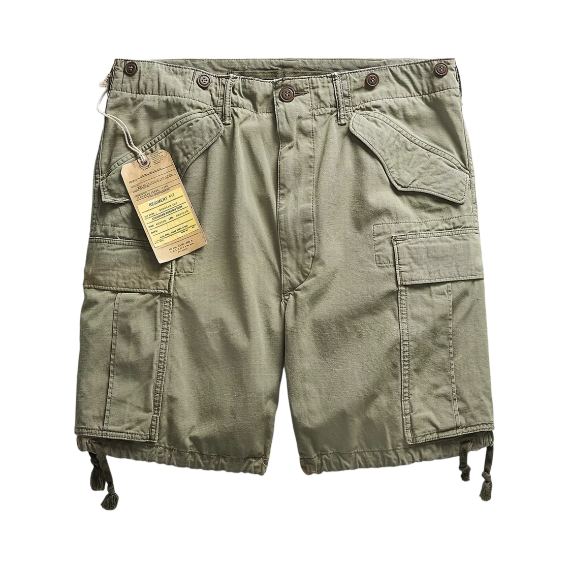 더블알엘 립스탑 카고 쇼츠 쉘터 그린(Double RL Ripstop cargo shorts Shelter Green)