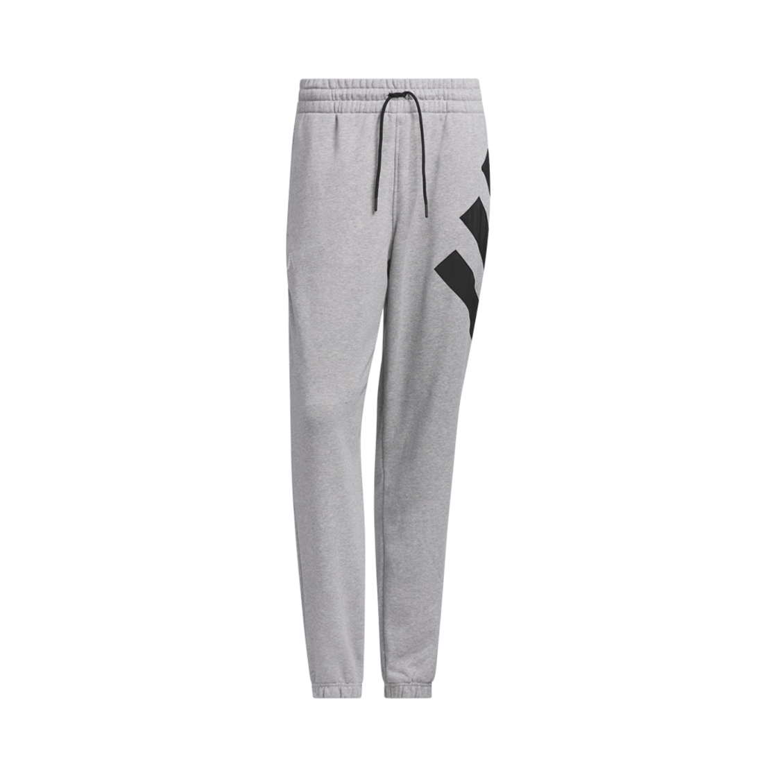 JC7848 Adidas Anthony Edwards Foundation Fleece Pants Medium Grey Heather - KR Sizing