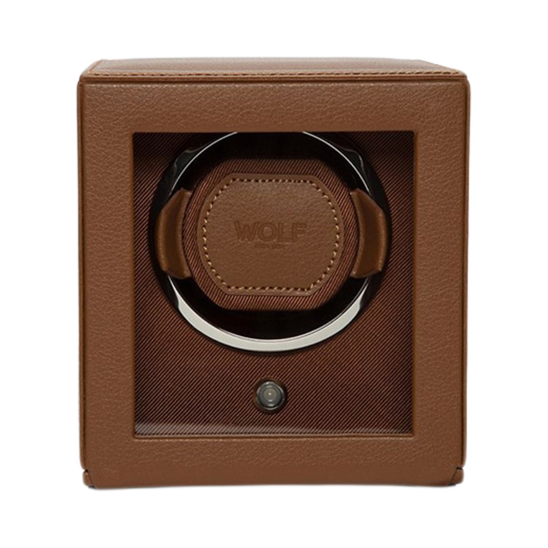 461127 Wolf 1834 Cub Single Winder with Cover Cognac