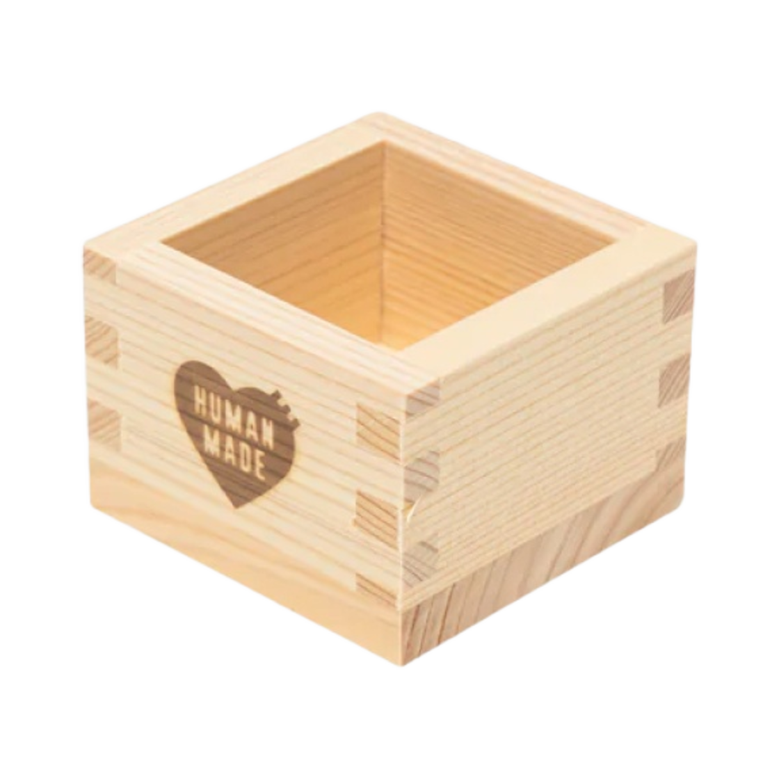 HM27GD078 Human Made Square Wooden Cup 54ml Beige