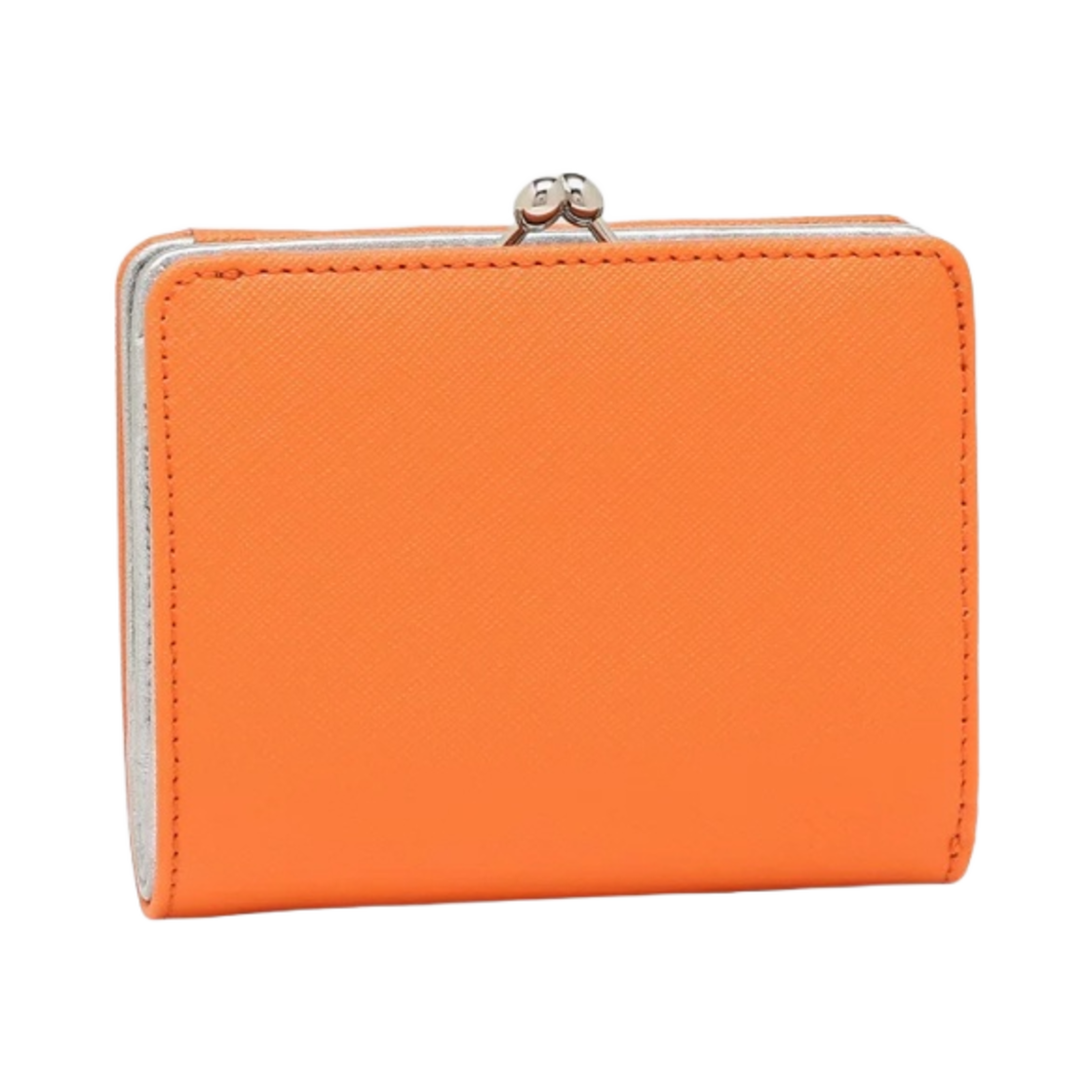 비비안 웨스트우드 사피아노 레더 프레임 포켓 지갑 오렌지(Vivienne Westwood Saffiano Leather Wallet with Frame Pocket Orange) - 3