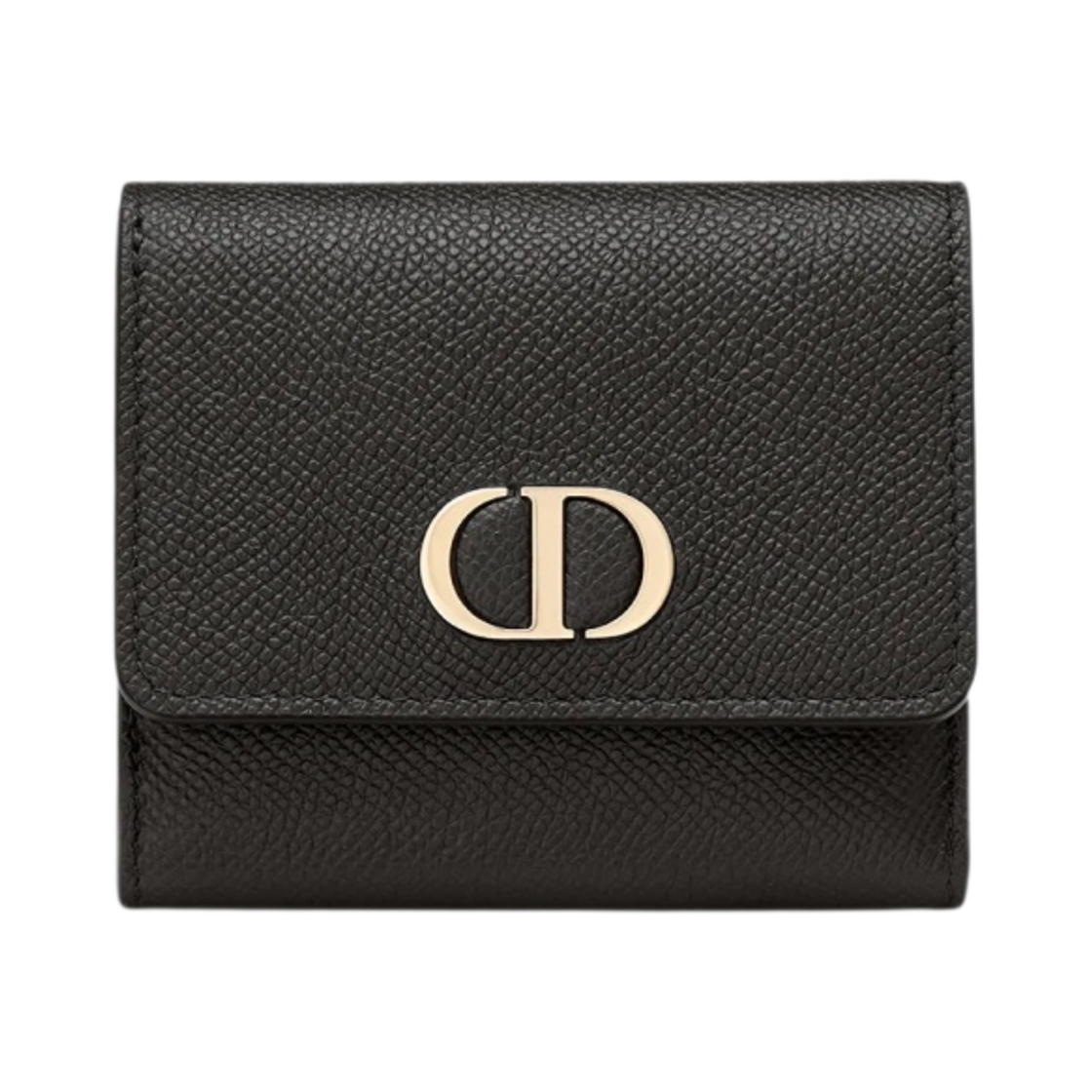 디올 30 몽테인 로터스 지갑 그레인드 카프스킨 블랙(Dior 30 Montaigne Lotus Wallet Grained Calfskin Black) - 1