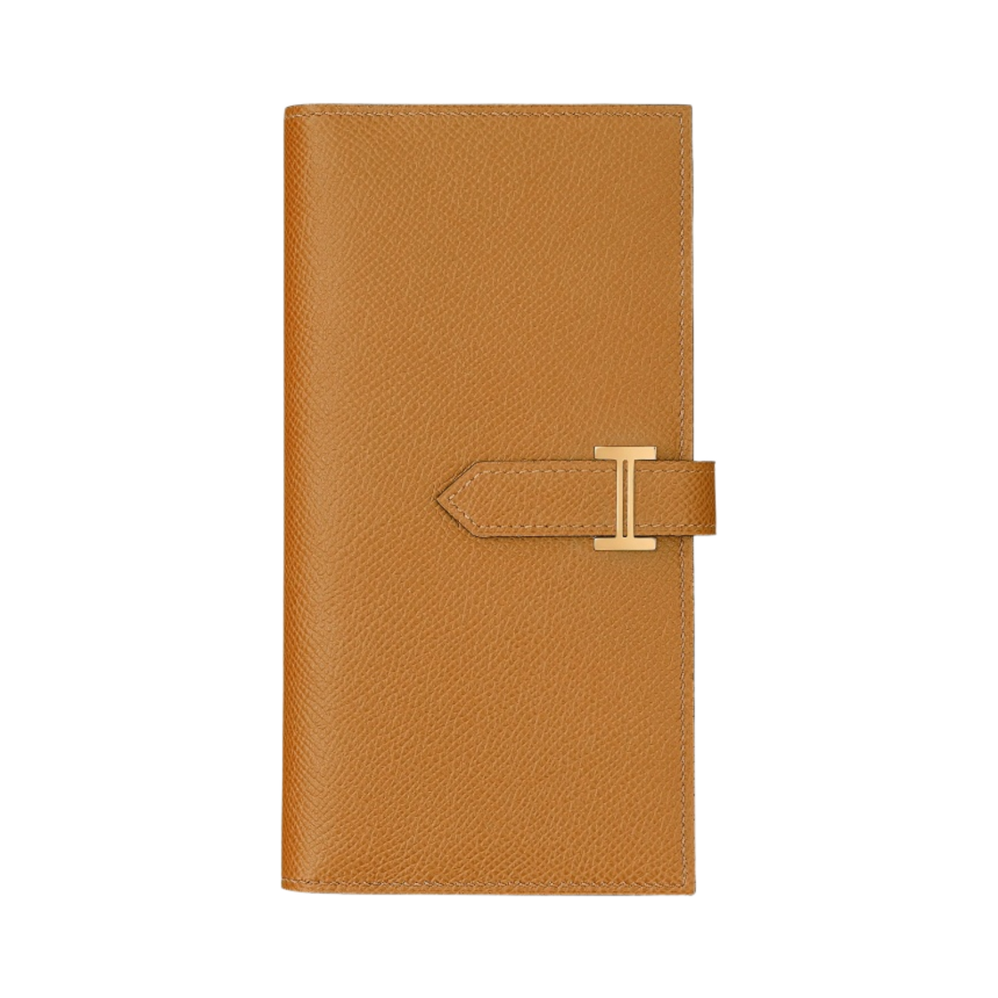H039785CC2S Hermes Bearn Wallet Epsom & Gold Sesame