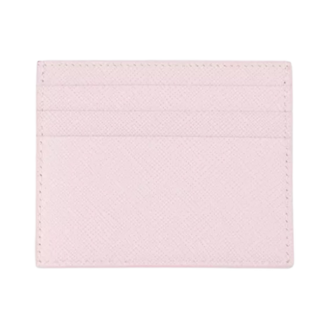 프라다 사피아노 레더 트라이앵글 로고 카드 지갑 앨러배스터 핑크(Prada Saffiano Leather Triangle Logo Card Holder Alabaster Pink) - 2