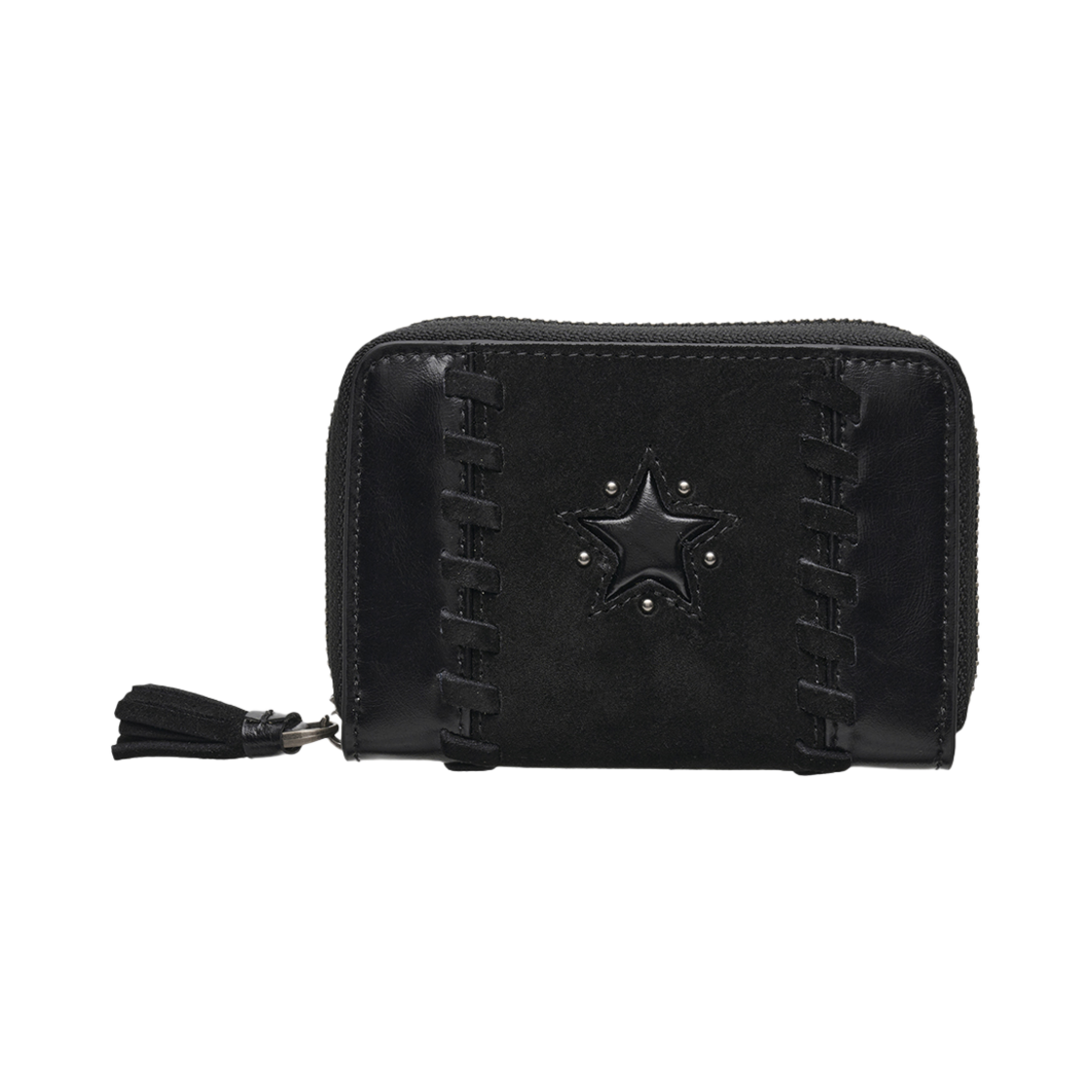 르마스크 노바 테슬 지퍼 웨스턴 카드지갑 블랙(Le Masque Nova Tessle Zipper Western Card Wallet Black)