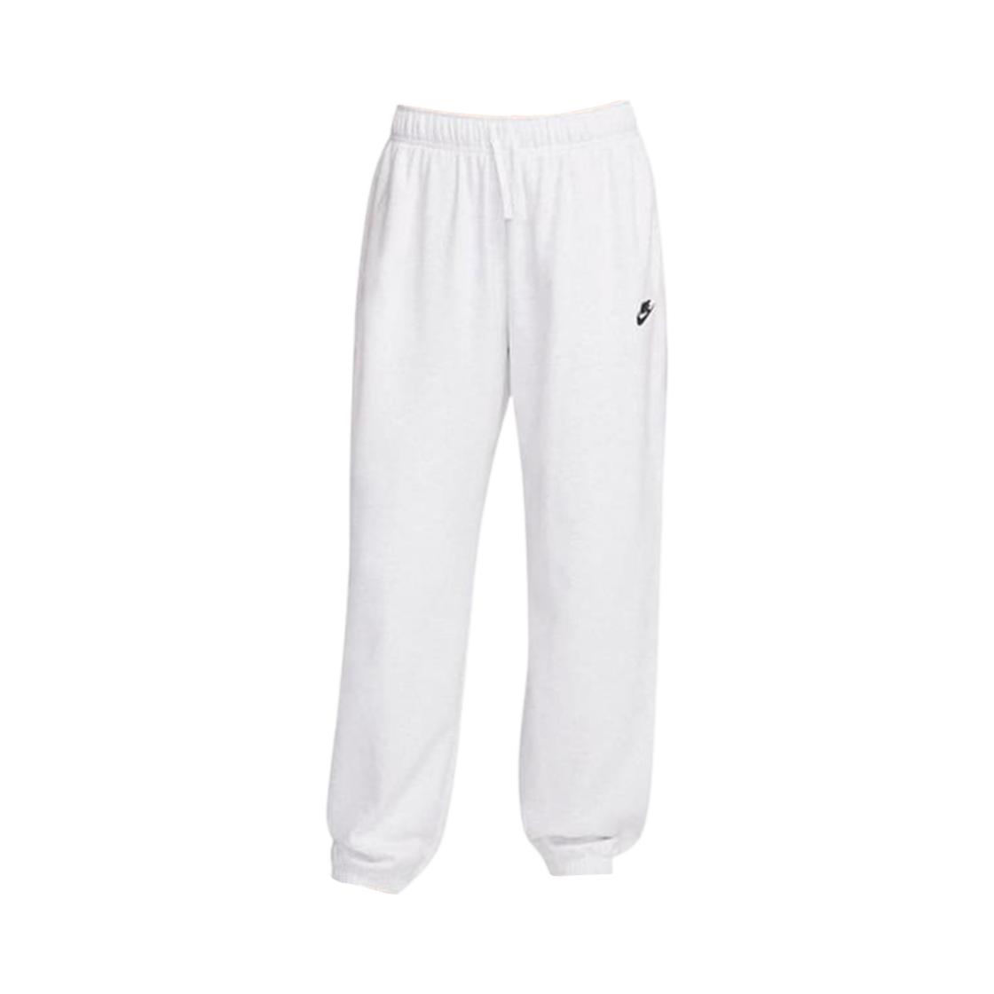 DQ5801-051 (W) Nike NSW Club Fleece Mid Rise Oversized Sweatpants Birch Heather Black - Asia